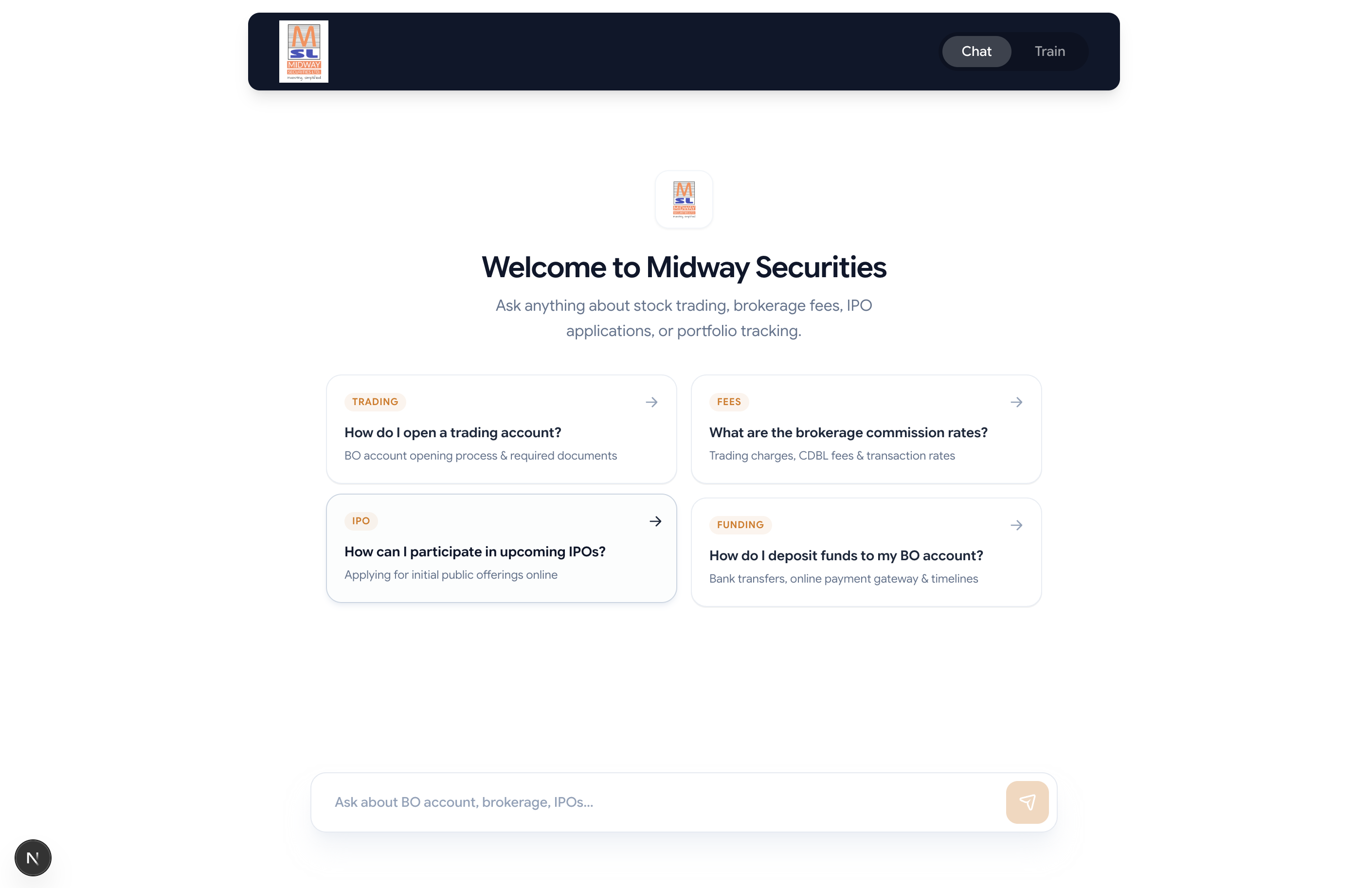 Midway Securities Assistant
